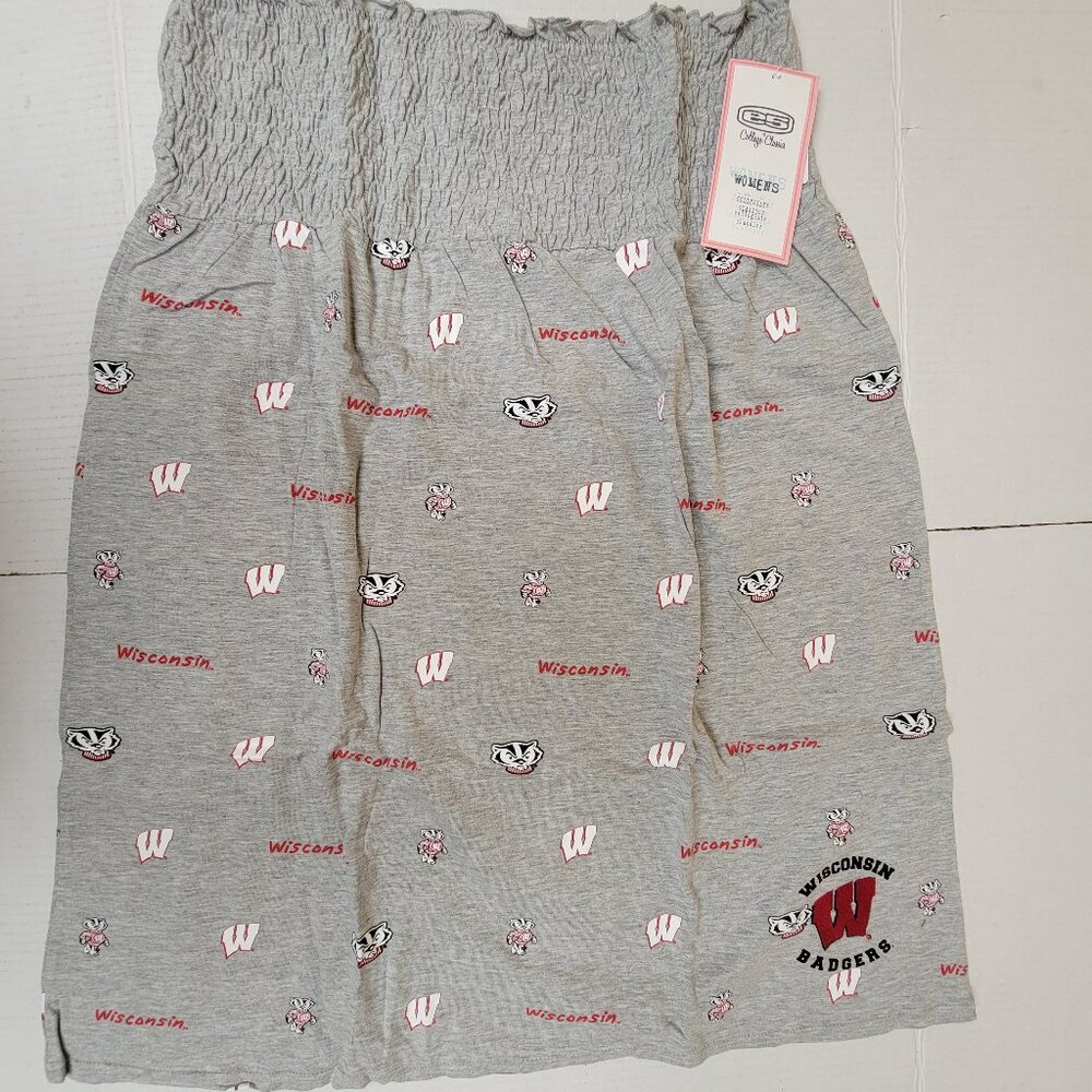 Wisconsin Badgers - Women's Sleeveless Tube Top Sundress, New (Lot of 2)